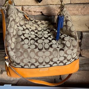 Coach Bag - Coated Cotton - Excellent Condition